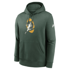 Nike club fleece pullover hoodie - nfl green bay packers pulóver férfi zöld xl