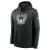 Nike club fleece pullover hoodie - nfl las vegas raiders pulóver férfi fekete 3xl