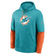 Nike club hoodie team issue - nfl miami dolphins pulóver férfi zöld xxl