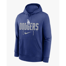 Nike mlb club slack fleece hood los angeles dodgers pulóver férfi kék m