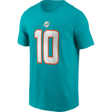 Nike name and number t-shirt - nfl miami dolphins póló férfi zöld s