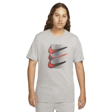 Nike Poló Nike M NSW Póló 12mo Swoosh DZ5173063 Férfi Gri XL