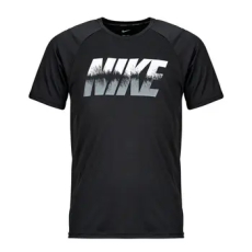 Nike Rövid ujjú pólók Dip DYE Logo Hydroguard Fekete EU XL