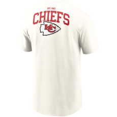 Nike ss essential cotton tee - nfl kansas city chiefs póló férfi fehér s