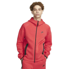 Nike Tch Flc Fz Wr kapucnis pulóver FB7921672 Férfi Piros L férfi pulóver, kardigán