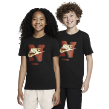 Nike Tee Futura Hbr Ssnl FZ5125010 gyerek fekete póló gyerek póló