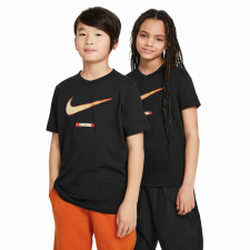 Nike Tee Swoosh Ssnl FZ5133010 Kids fekete póló XS gyerek póló