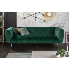 Nikolai Design kanapé Nikolai 3 személyes smaragdzöld bársony bútor