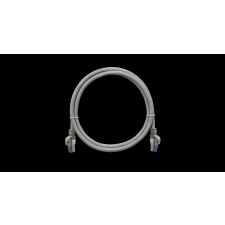 Nikomax Essential Series S/FTP CAT6 Patch kábel 1m - Szürke kábel és adapter