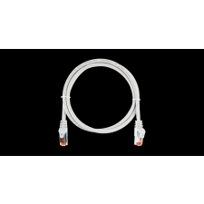 Nikomax Essential Series S/FTP CAT6a Patch kábel 5m - Fehér kábel és adapter