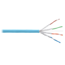 Nikomax falikábel U/FTP, Cat.6a, Dca, LSOH, 500m, világoskék (NKL 4455C-IB) kábel és adapter