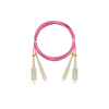 Nikomax NIKOMAX Optikai patch kábel SC - SC, MM 50/125, duplex, 5m, magenta
