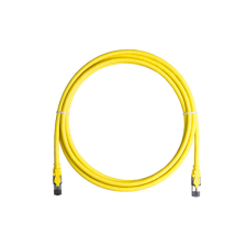 Nikomax NIKOMAX Patch kábel S/FTP, CAT6a, PVC, 10m, sárga kábel és adapter