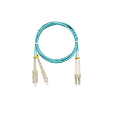 Nikomax OM3 Száloptikás Kábel 3m Blue kábel és adapter