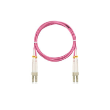 Nikomax OM4 Száloptikás Kábel 2m Magenta kábel és adapter