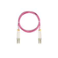 Nikomax OM4 Száloptikás Kábel 5m Magenta kábel és adapter