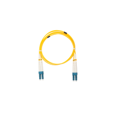 Nikomax Optikai patch kábel LC Duplex 1m - Sárga (NMF-PC2S2C2-LCU-LCU-001) kábel és adapter