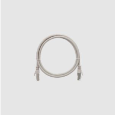 Nikomax Patch kábel F/UTP, CAT5e, LSZH, 15m, szürke kábel és adapter