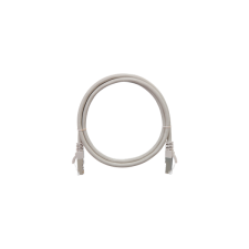 Nikomax patch kábel s/ftp cat6 lsoh, 1m, szürke kábel és adapter
