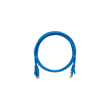 Nikomax patch kábel utp cat6 lsoh, essential series, 1,5m, kék kábel és adapter