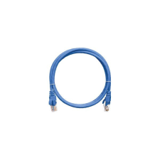 Nikomax patch kábel UTP, CAT6, LSZH, 10m, kék (NMC-PC4UE55B-100-C-BL) kábel és adapter