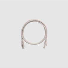 Nikomax Patch kábel UTP, CAT6, LSZH, 1m, fehér kábel és adapter