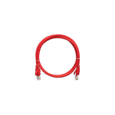 Nikomax patch kábel UTP, CAT6, LSZH, 20m, piros (NMC-PC4UE55B-200-C-RD) kábel és adapter
