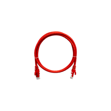 Nikomax patch kábel utp, cat6, pvc, 2m, piros nmc-pc4ue55b-020-rd kábel és adapter