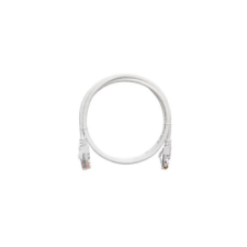 Nikomax Patch kábel UTP, CAT6, PVC,   3m, fehér kábel és adapter