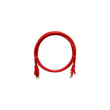 Nikomax UTP CAT6 Patch kábel 10m - Piros (NMC-PC4UE55B-100-RD) kábel és adapter