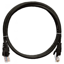 Nikomax UTP CAT6A Összekötő Fekete 10m NMC-PC4SA55B-100-BK kábel és adapter