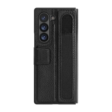 Nillkin Aoge oldalra nyíló bőrtok Samsung Galaxy Z Fold 6 5G fekete tok és táska