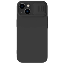 Nillkin APPLE iPhone 14 Plus, Nillkin Camshield Silky Magnetic mobiltok, Fekete tok és táska