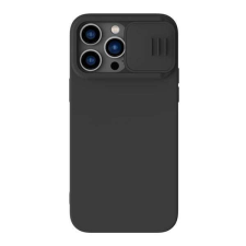 Nillkin APPLE iPhone 14 Pro, Nillkin Camshield Silky Magnetic mobiltok, Fekete tok és táska