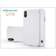 Nillkin Apple iPhone X oldalra nyíló flipes tok - Nillkin Qin - fehér tok és táska