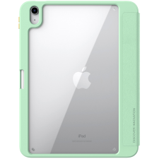 Nillkin Bevel Leather Case iPad 10.9 2022 (10 gen.) intelligens flipes bőr tok állvánnyal zöld tablet tok