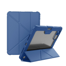 Nillkin Bumper Pro iPad 10.9 2022 / iPad 11 2025 kihajtható tok, kék tablet tok