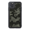 Nillkin CAMO műanyag telefonvédő (bőr hatású, kamera védelem, terep minta) FEKETE [Apple iPhone 12 Pro] (5996591008400)