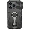 Nillkin CamShield Armor Pro tok iPhone 14 Pro Armor tok állvány gyűrű fekete