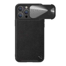 Nillkin CAMSHIELD LEATHER műanyag telefonvédő (közepesen ütésálló, ECO bőr hatású hátlap, kamera... tok és táska