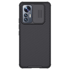 Nillkin CamShield Pro hátlap csúsztatható kameravédelem Xiaomi 12 Lite 5G fekete tok és táska