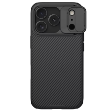 Nillkin CamShield Pro Magnetic hátlap csúsztatható kameravédelem iPhone 17 Pro fekete tok és táska