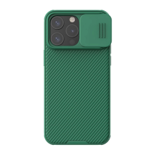 Nillkin CAMSHIELD PRO MAGNETIC műanyag telefonvédő (ütésállóság. kameravédő. mágneses. csíkos) SÖTÉTZÖLD tok és táska