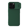 Nillkin CAMSHIELD PRO MAGNETIC műanyag telefonvédő (ütésállóság, kameravédő, mágneses, csíkos) SÖTÉTZÖLD Apple iPhone 16 Pro