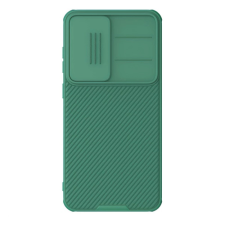 Nillkin CAMSHIELD PRO szilikon telefonvédő (ütésállóság. kameravédő. csíkos) SÖTÉTZÖLD tok és táska