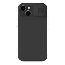 Nillkin CAMSHIELD SILKY MAGNETIC szilikon telefonvédő (plüss belső. kameravédő. környezetbarát. MagSafe) FEKETE tok és táska