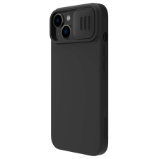 Nillkin CamShield Silky szilikon borítás Apple iPhone 13/14 készülékhez Fekete tok tok és táska