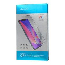 Nillkin CP+ PRO képernyővédő üveg (2.5D kerekített szél, íves, full glue, karcálló, UV szűrés, 0.33mm, 9H) FEKETE [Apple iPhone 13 mini] (5996591101132) mobiltelefon kellék