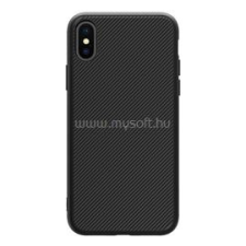 Nillkin ETON szilikon telefonvédő (mágneses, karbon minta) FEKETE (GP-73591) tok és táska