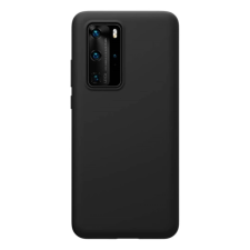 Nillkin FLEX PURE szilikon telefonvédő (ultravékony, környezetbarát, mikrofiber plüss belső, matt) FEKETE tok és táska